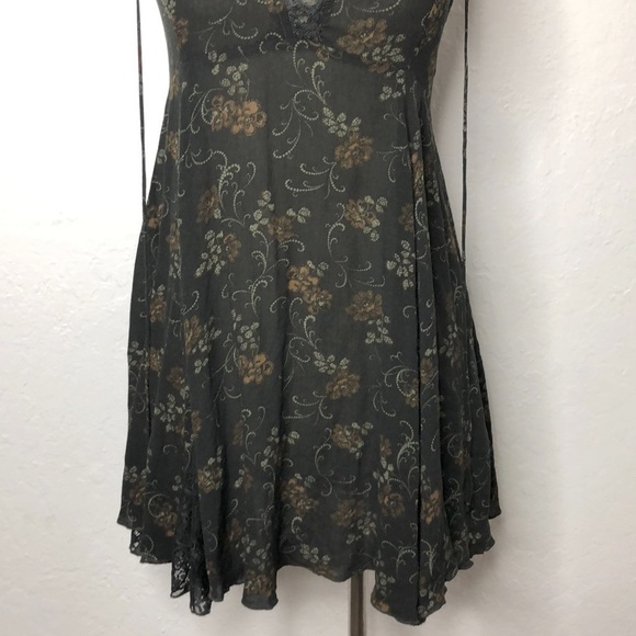 Intimately Free People Blk Lace Trimmed Long Tank - Picture 6 of 9